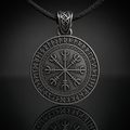 Helm of Awe Aegishjalmur Pendant Necklace