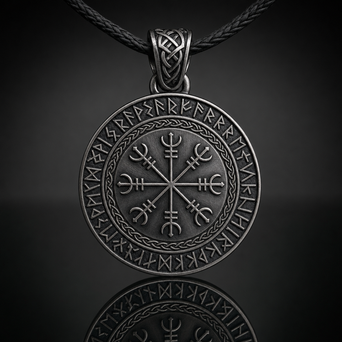 Helm of Awe Aegishjalmur Pendant Necklace