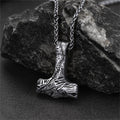 Viking Thor's Hammer Necklace Mjolnir Pendant For Men