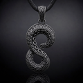 Norse Kraken Tentacle Pendant Necklace