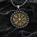 Classic Odin Viking Compass Rune Necklace