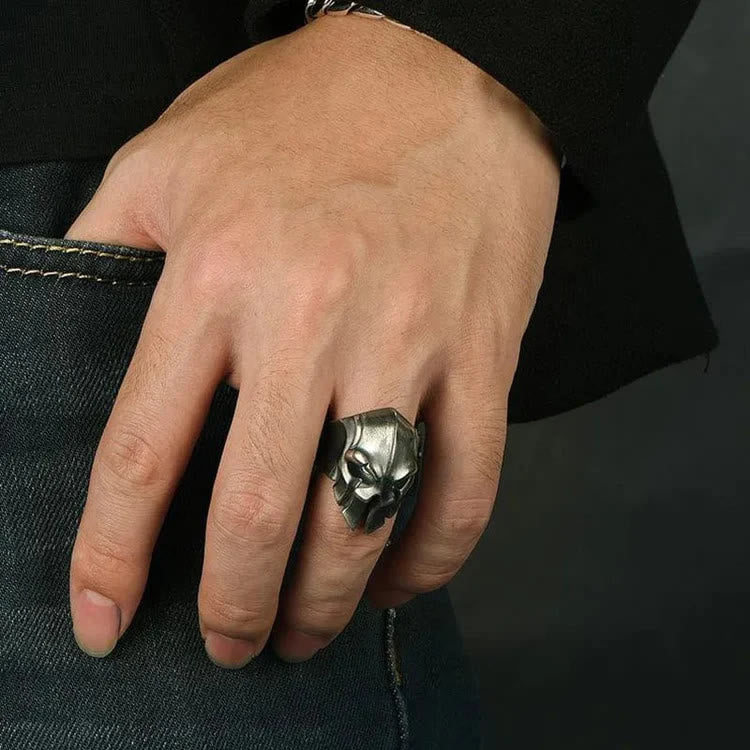 Nordic Power Warrior Helmet Ring