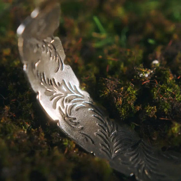 Huginn & Muninn Feather Bracelet