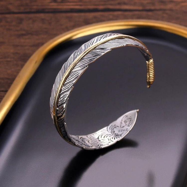 Huginn & Muninn Feather Bracelet