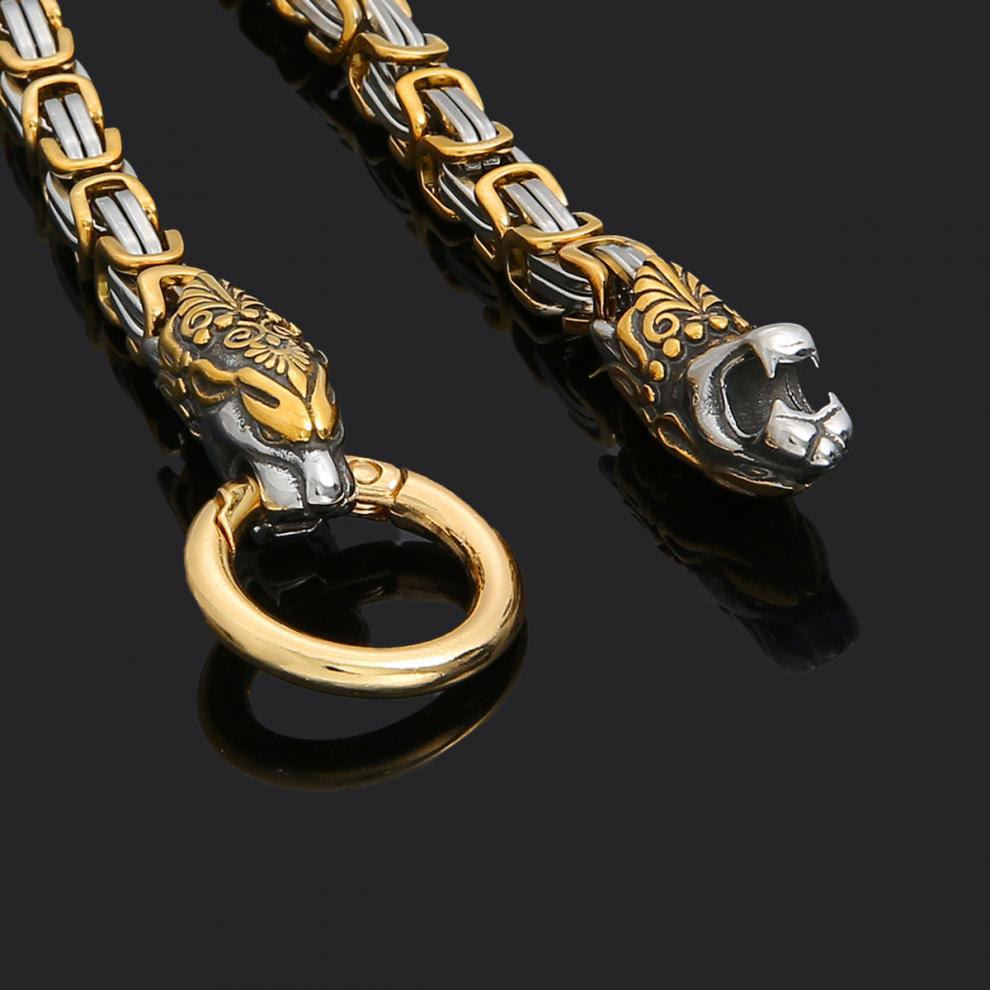 Fenrir Viking Thor's Hammer Necklace & Bracelet