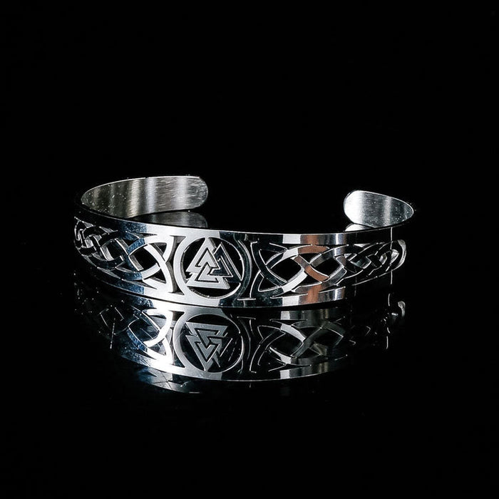 Valknut And Celtic Knot Symbol Bracelet