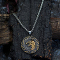 Nordic Wolves Viking Symbol Necklace