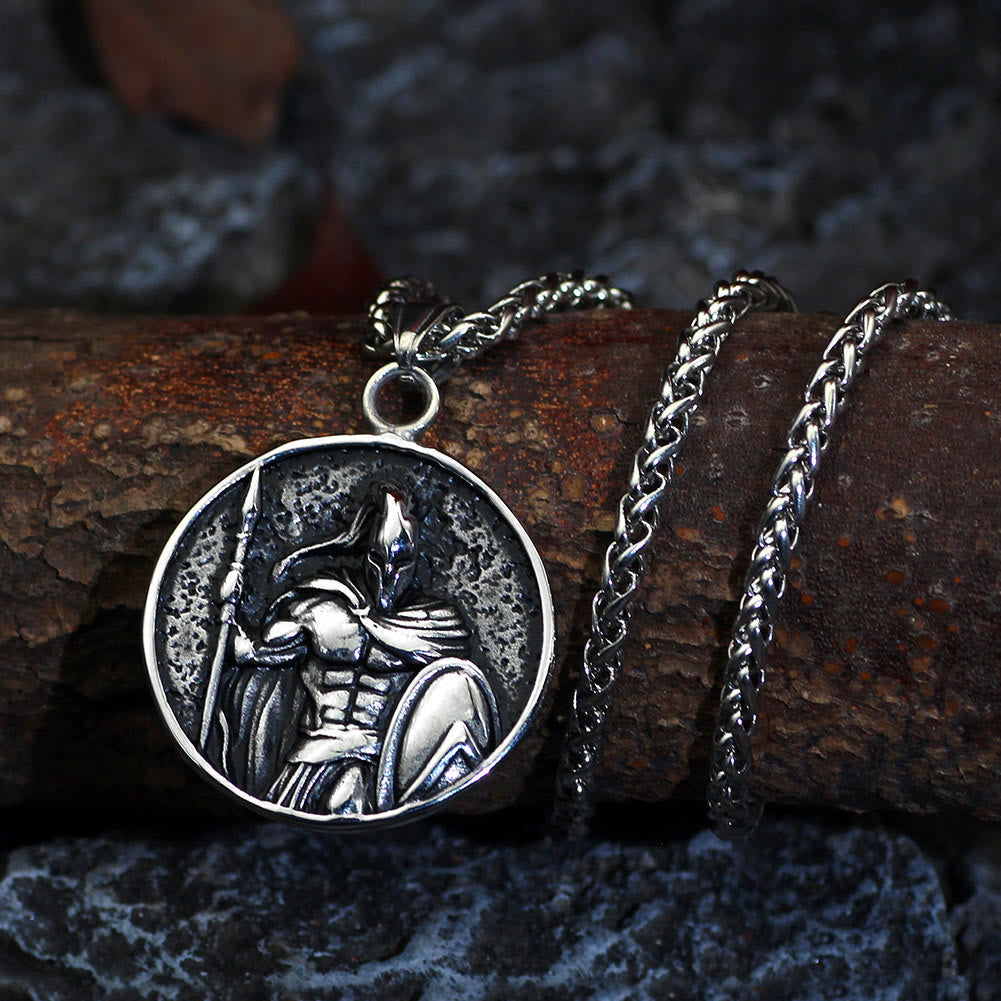 Spartacus Warrior Shield Pendant Necklace