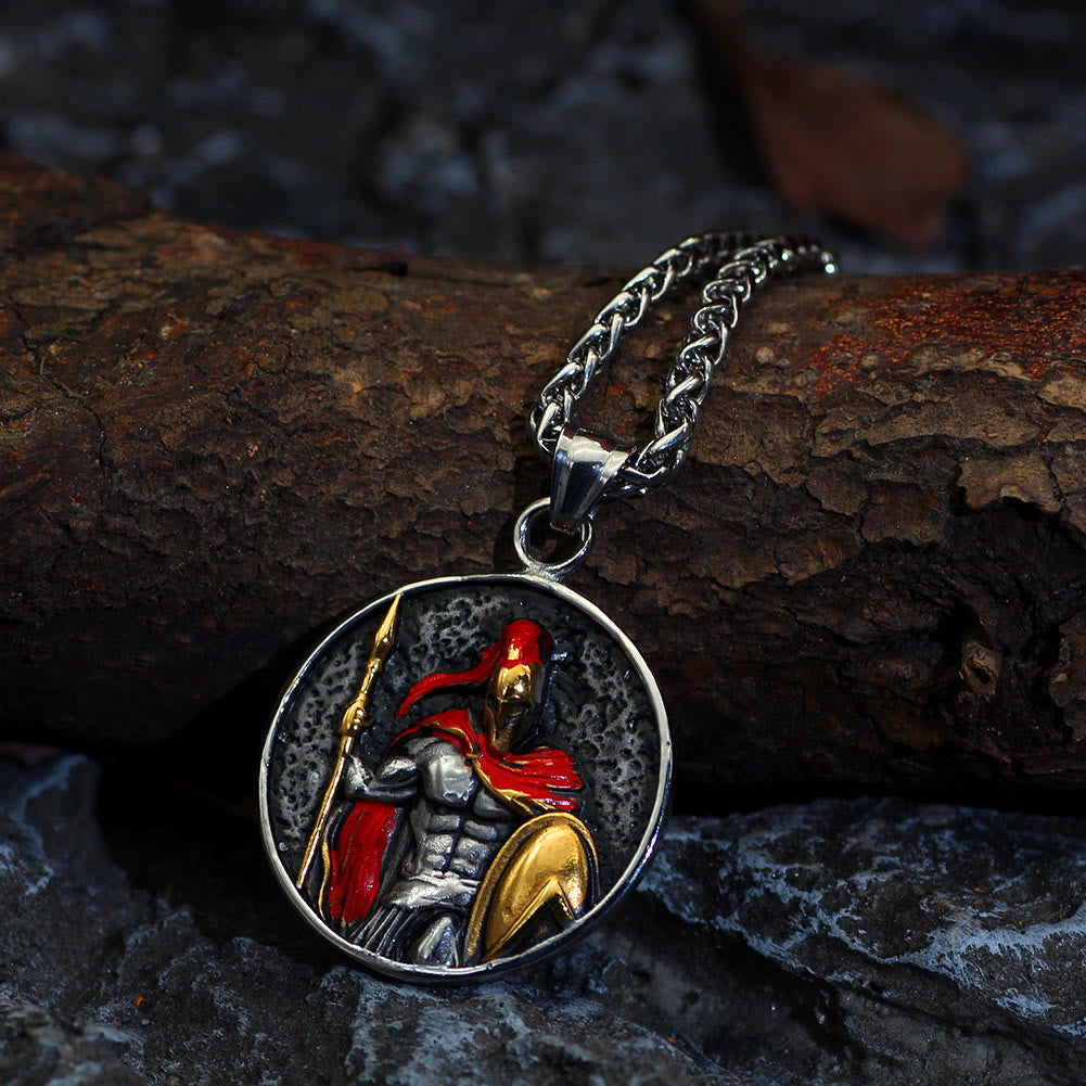 Spartacus Warrior Shield Pendant Necklace