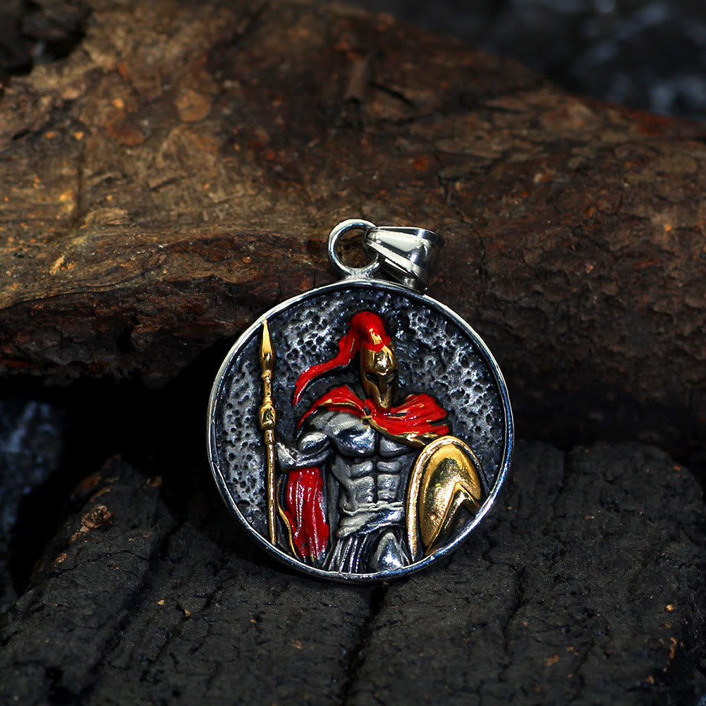 Spartacus Warrior Shield Pendant Necklace