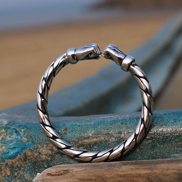 Power In The Hand Double Fist Vintage Bracelet