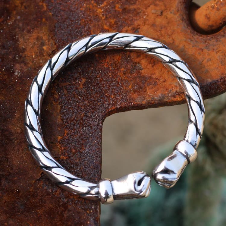 Power In The Hand Double Fist Vintage Bracelet