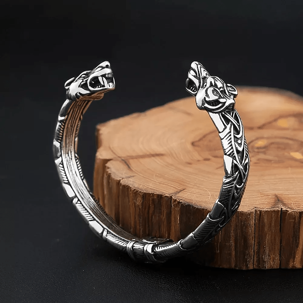 Fenrir The Wolf Handcrafted Bracelet