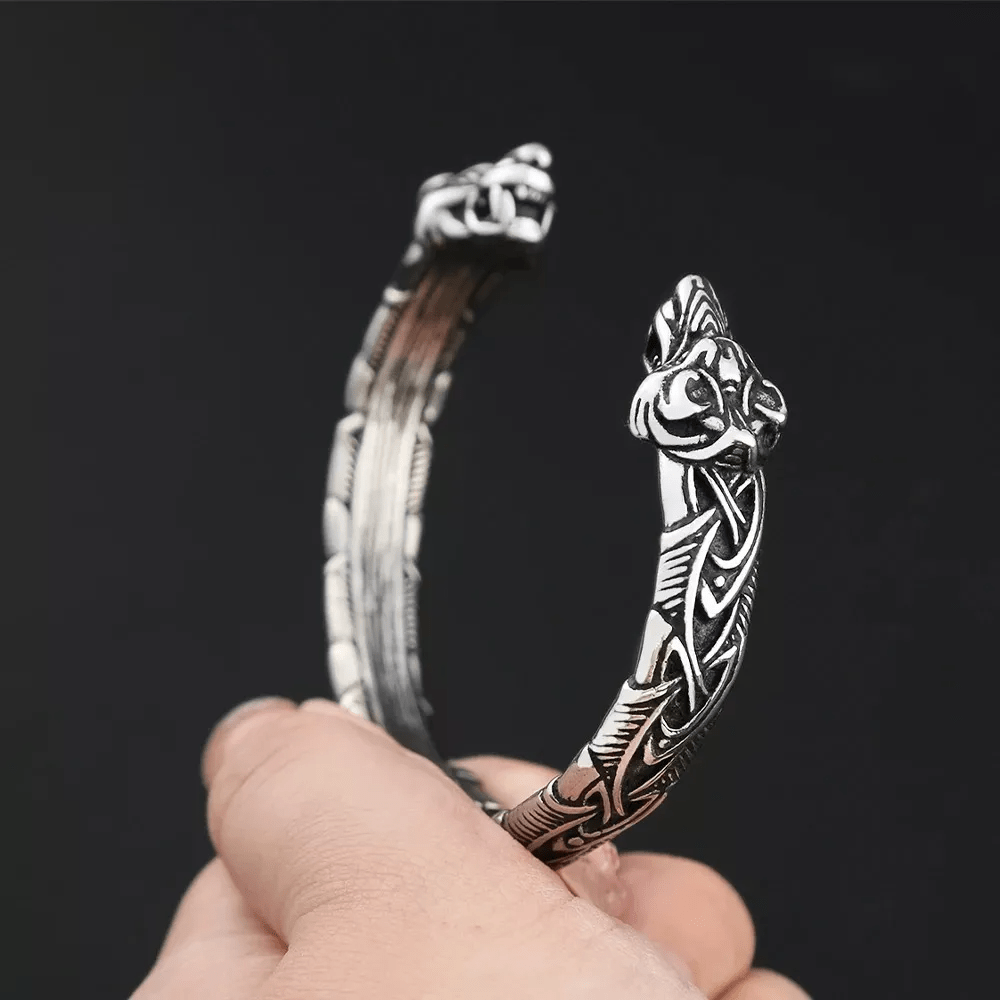Fenrir The Wolf Handcrafted Bracelet