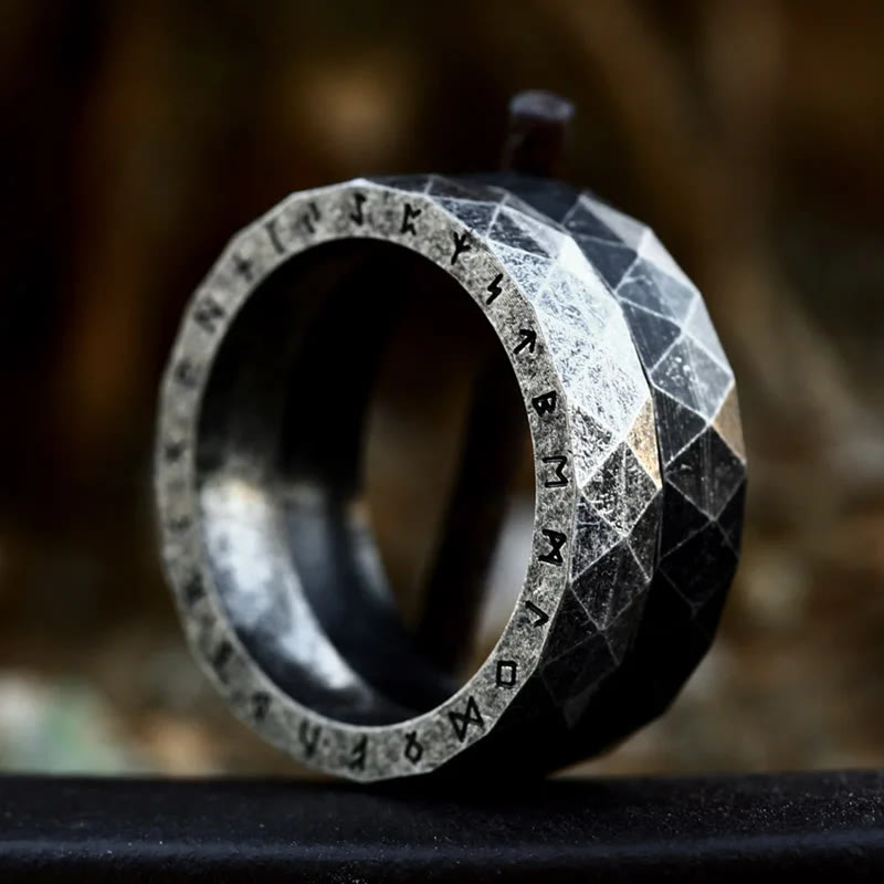 Viking Rune Vintage Diamond Shape Ring