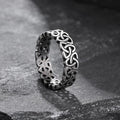 Nordic Triquetra Triangle Concise Ring