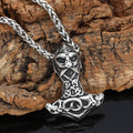 Berserker Mjolnir Odin Thors Hammer Necklace