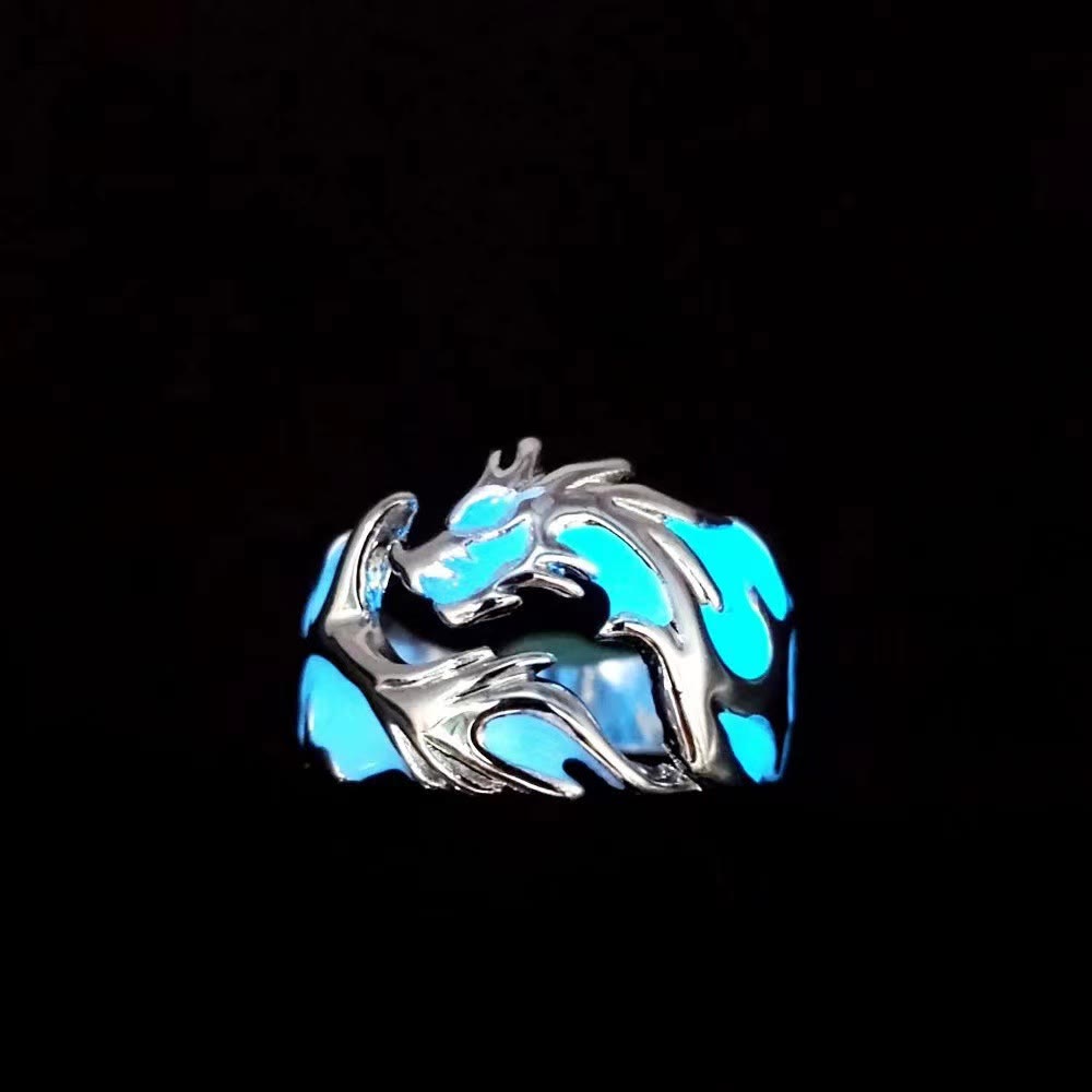 Luminous Glow In The Dark Dragon Ring