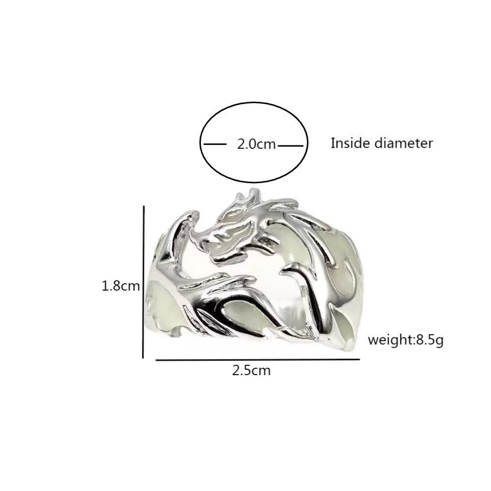 Luminous Glow In The Dark Dragon Ring