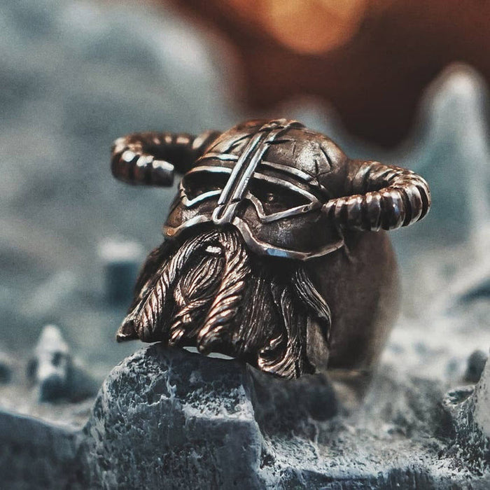 Vikings Helmet Warrior Ring