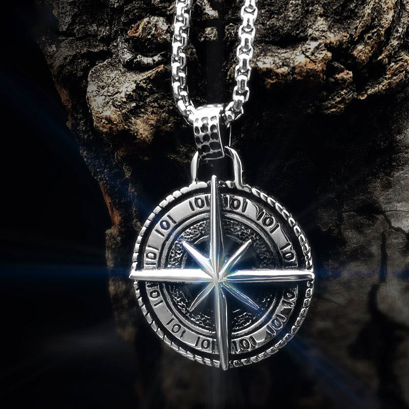 The North Star Stainless Steel Pendant Necklace