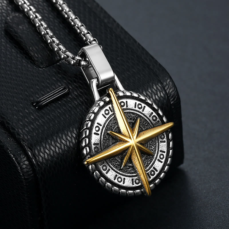 The North Star Stainless Steel Pendant Necklace