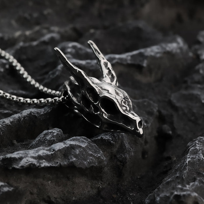 Dragon Spirit Skull Bone Necklace