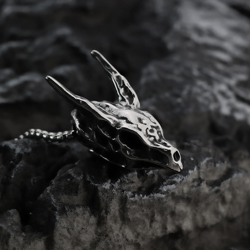 Dragon Spirit Skull Bone Necklace