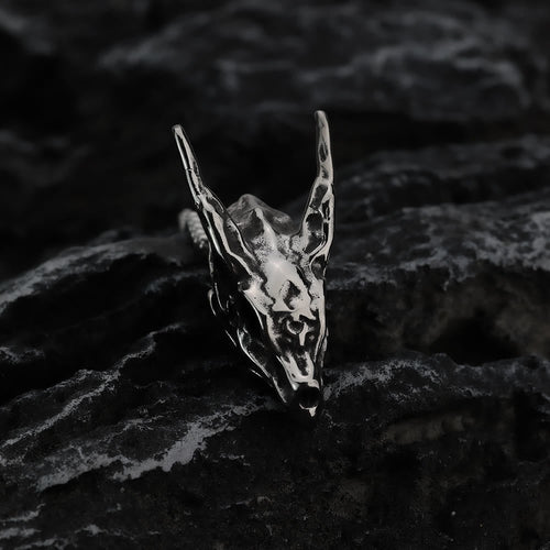 Dragon Spirit Skull Bone Necklace