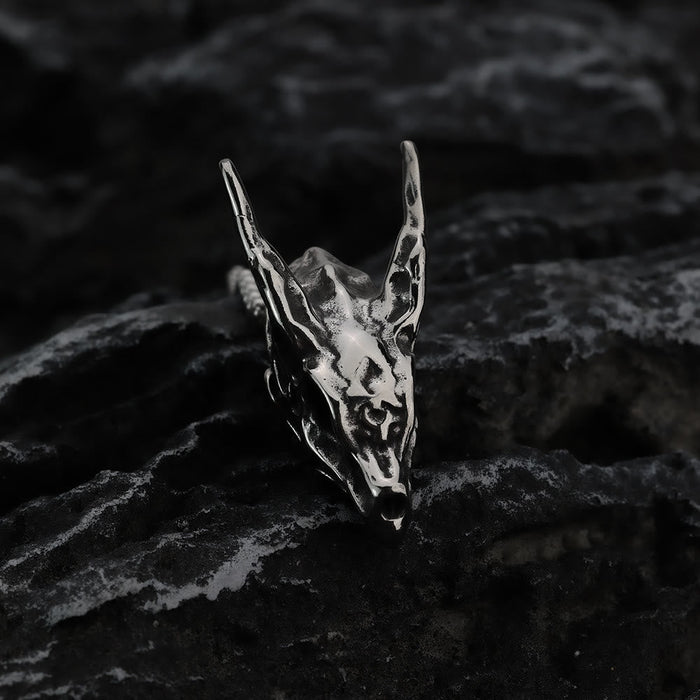 Dragon Spirit Skull Bone Necklace