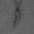 Handcrafted 999 Silver Feather Necklace