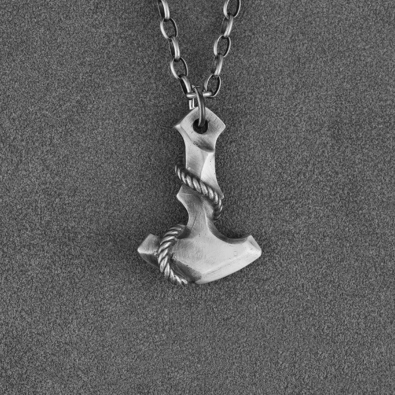 Handcrafted 999 Silver Anchor Necklace