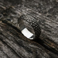 Handcrafted 925 Silver Dragon Scale Ring