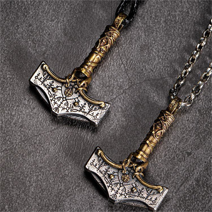 Handcrafted 925 Silver Mjolnir Necklace