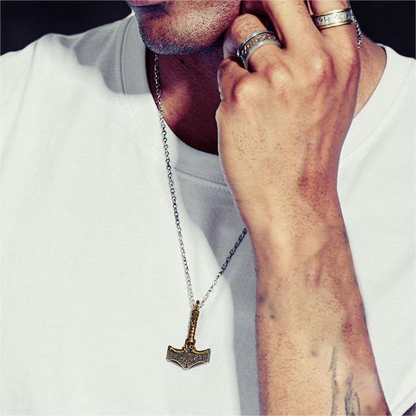 Handcrafted 925 Silver Mjolnir Necklace
