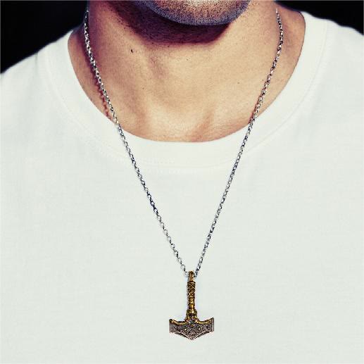 Handcrafted 925 Silver Mjolnir Necklace