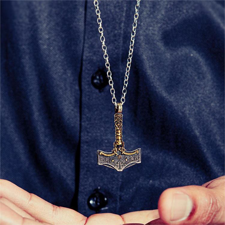 Handcrafted 925 Silver Mjolnir Necklace