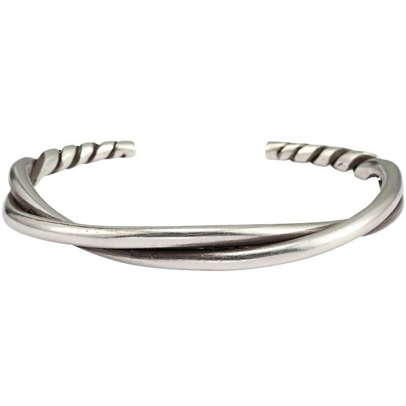Handmade Twist Wire Open Bracelet