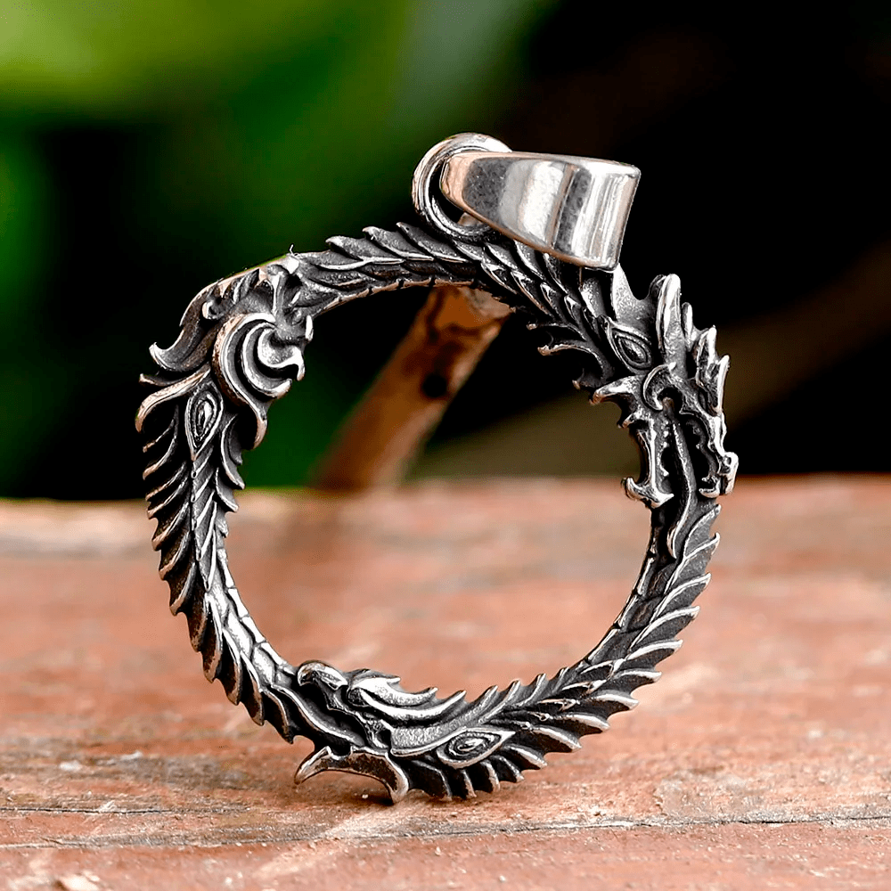 Domineering Three-headed Dragon Necklace