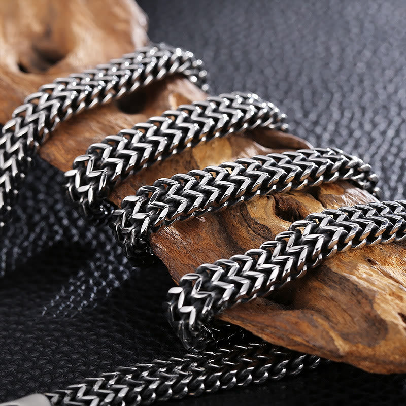 Double Snake Head Animal Necklace