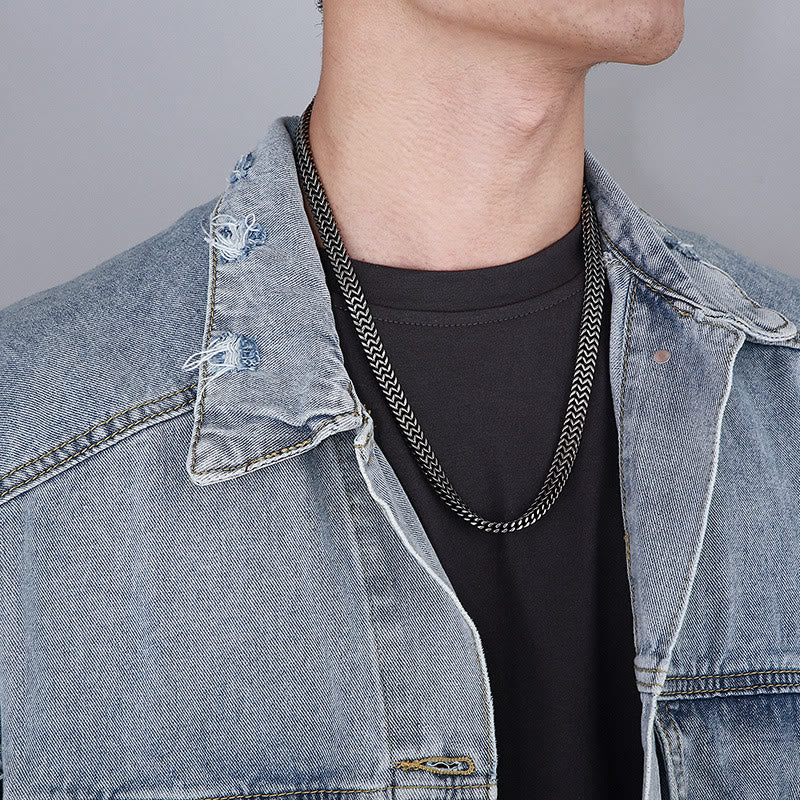Double Snake Head Animal Necklace