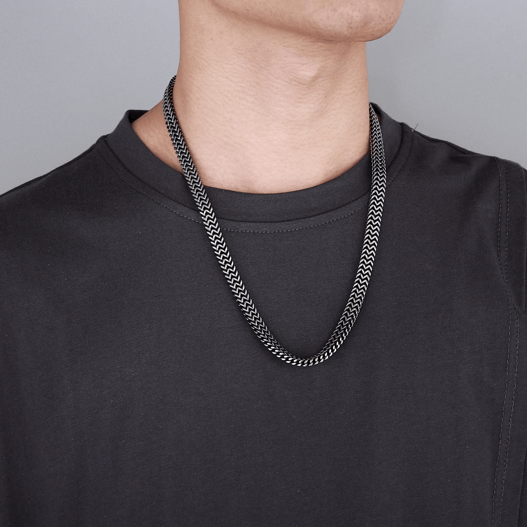Double Snake Head Animal Necklace