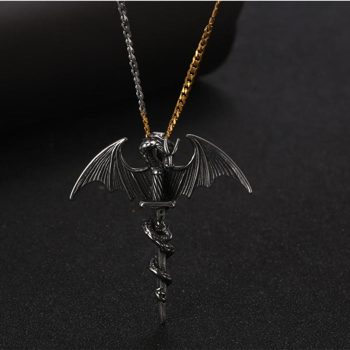 Pterosaur Sword Flying Dragon Necklace