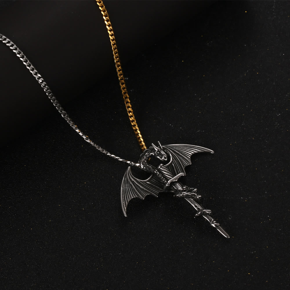 Pterosaur Sword Flying Dragon Necklace