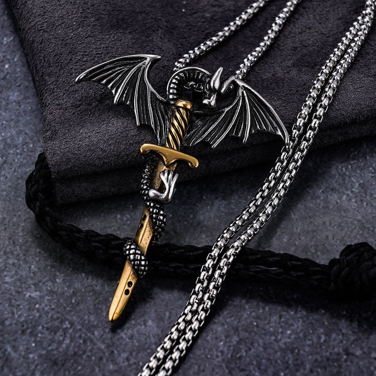 Pterosaur Sword Flying Dragon Necklace