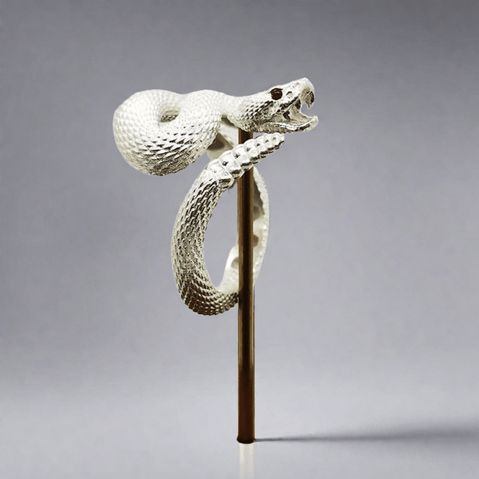 Vintage Rattlesnake Adjustable Ring