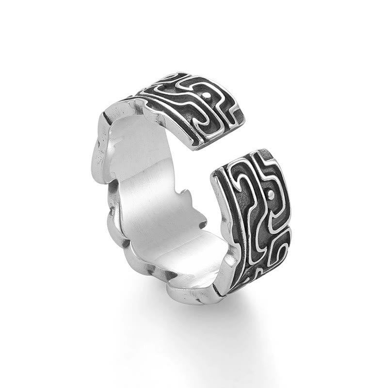 Men Vintage Gluttonous Divine Beast Ring