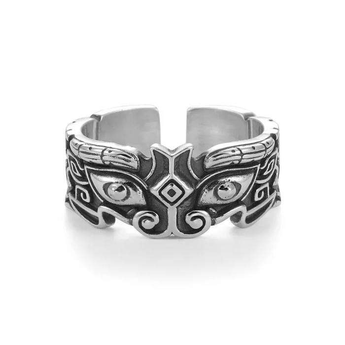 Men Vintage Gluttonous Divine Beast Ring