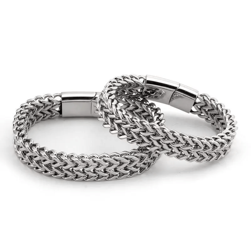 Classic Double Row Wheat Chain Bracelet