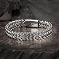 Classic Double Row Wheat Chain Bracelet